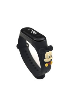 Mi VAZA M3 Cartoon Children's LED Electronic Waterproof Touch Watch Black 