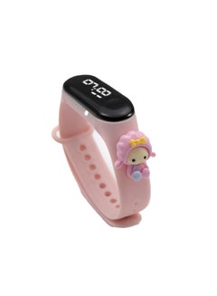 Mi VAZA M3 Cartoon Children's LED Electronic Waterproof Touch Watch Pink 