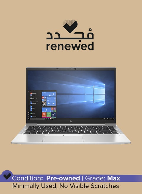 Renewed - Elitebook 845 G7 (2020) Laptop With 14-Inch Display, AMD Ryzen 7 Pro Processor/4th Gen/16GB RAM/256GB SSD/AMD IPS Graphics Silver