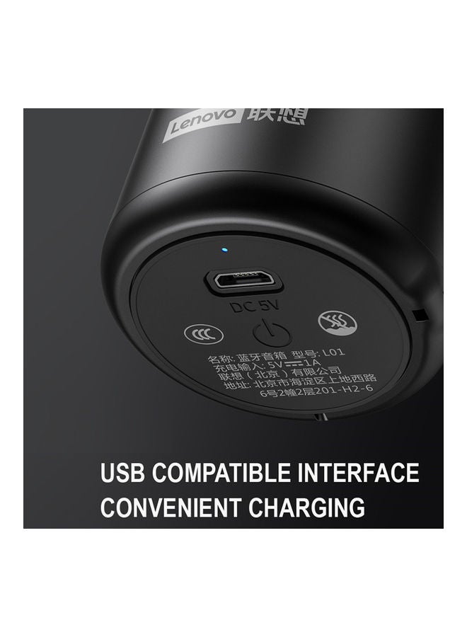 Lenovo L01 Portable Wireless BT Speaker Black  - Image 4