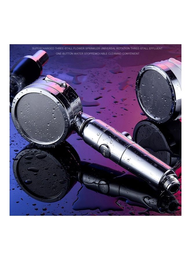 One Switch Rotating Shower Head Silver 26 x 8 x 8cm  - Image 2