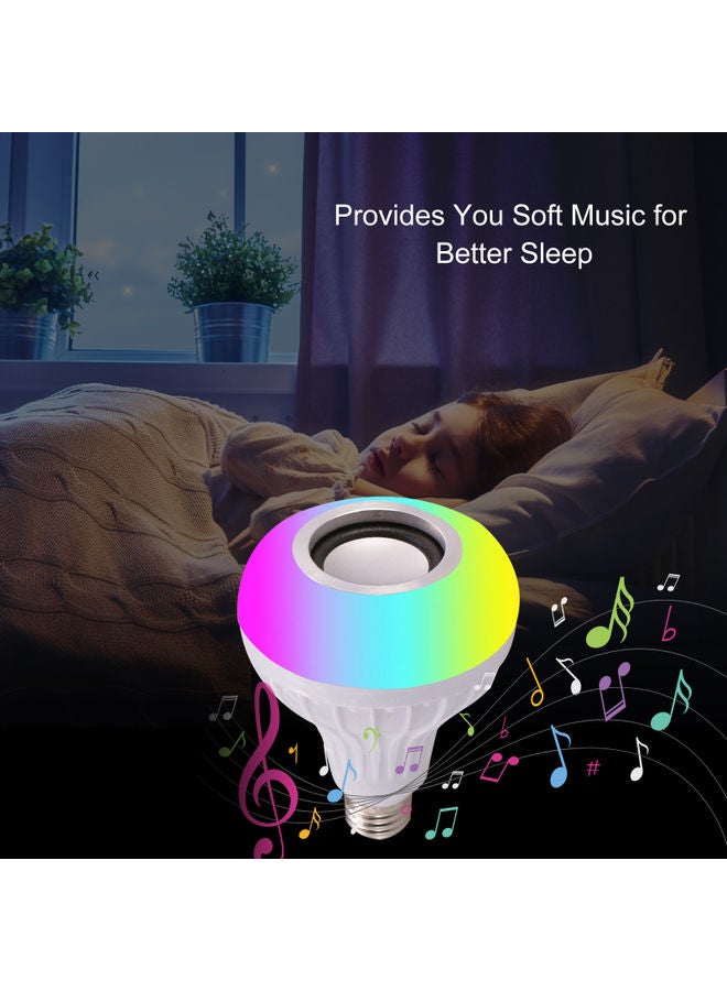 Generic - Smart BT Connected LED Bulb Light With Remote Control Multicolour - Image 1