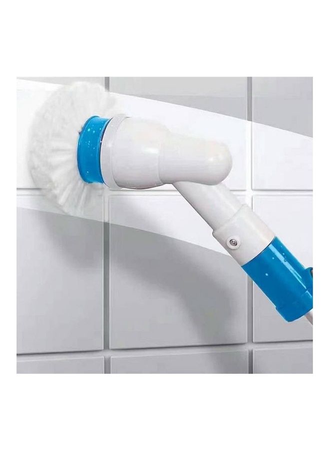 Electric Long Handle Turbo Scrub Spin Household Cleaning Brush White 55 X 8.5 X 22.5cm - Image 2