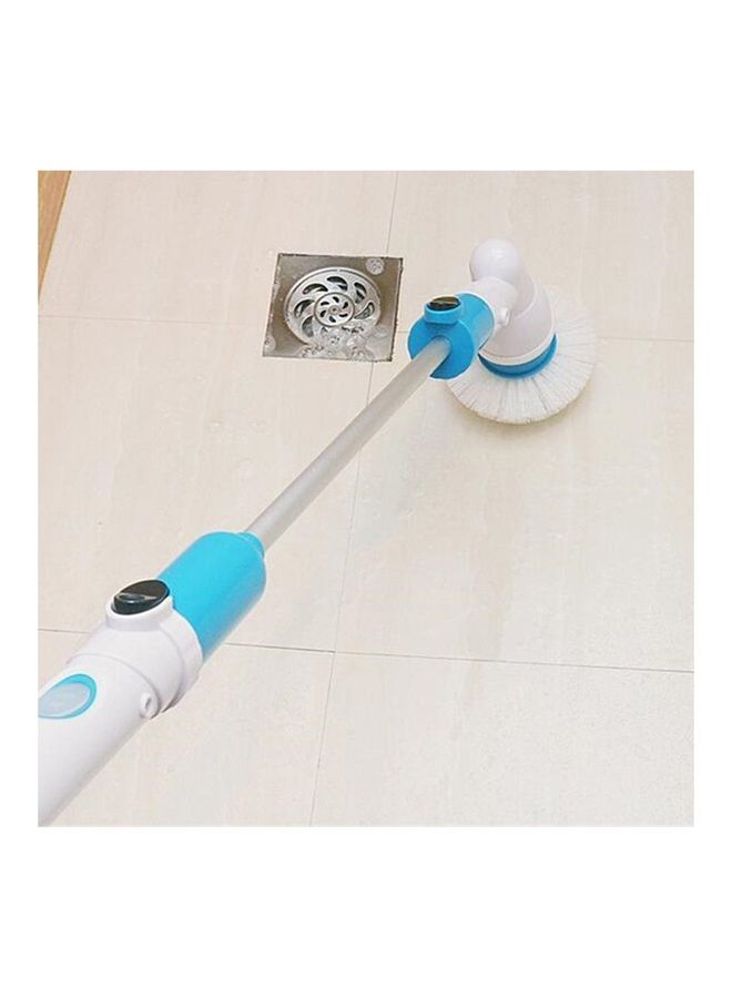 Electric Long Handle Turbo Scrub Spin Household Cleaning Brush White 55 X 8.5 X 22.5cm - Image 3