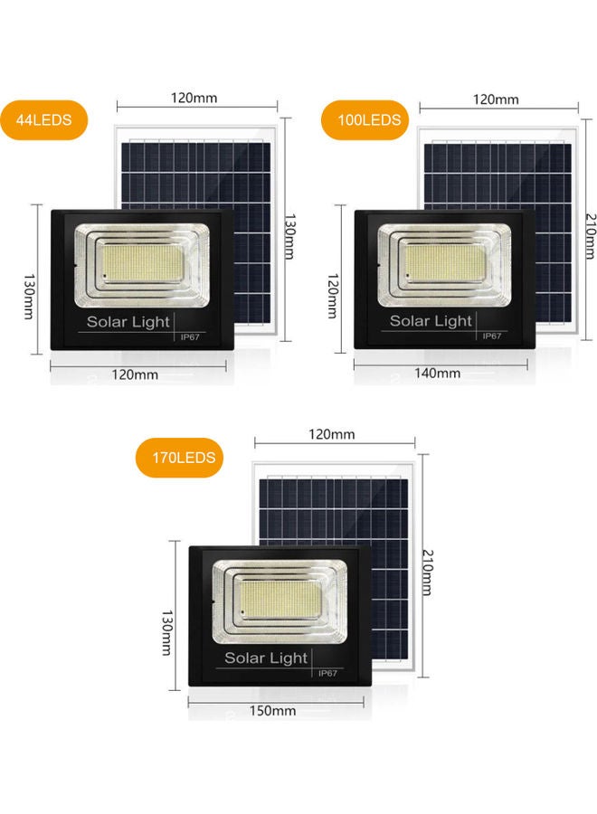 Generic - 30W LED Solar Flood Light With Solar Lamp White - Image 1