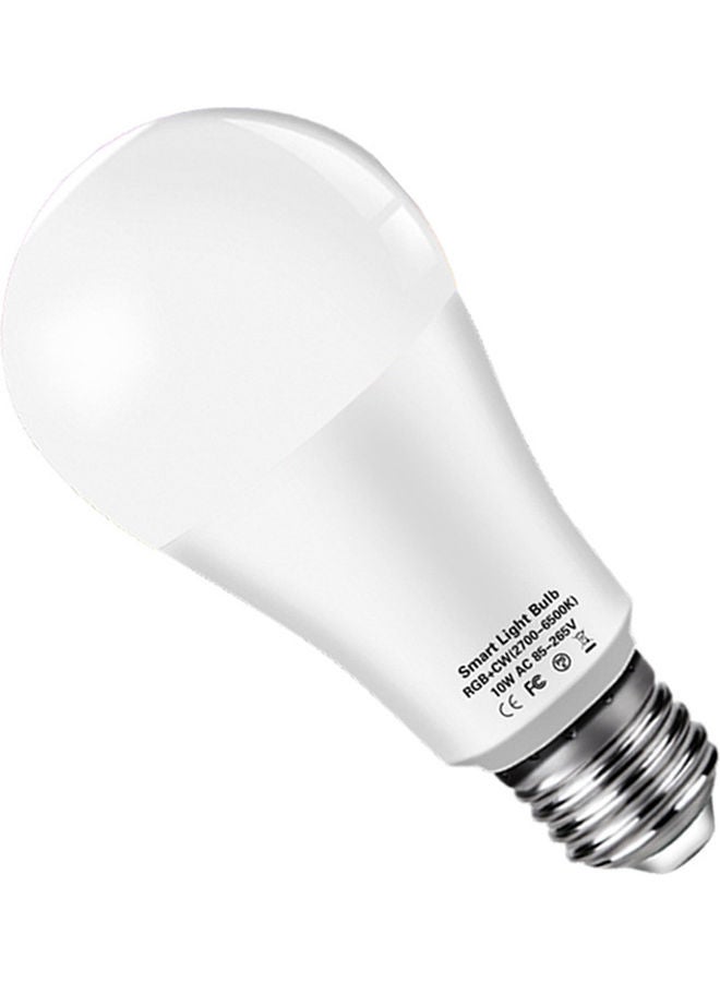 Generic - 10W WIFI Smart RGB Led Bulb White 15X5.00X10.00cm - Image 1