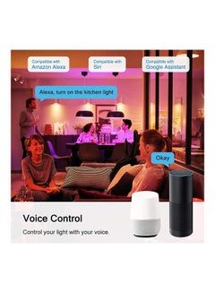 Generic Smart WiFi Colour Changing Led Bulb White 10X10.00X10.00cm  - Image 3