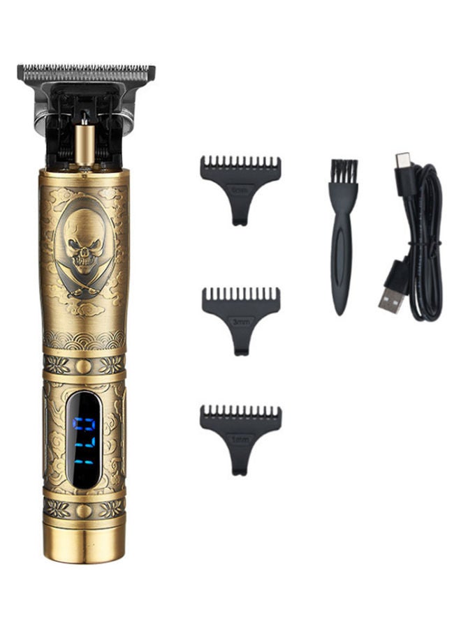 طقم أدوات كهربائي محمول لتشذيب الشعر بني/أسود - Image 1