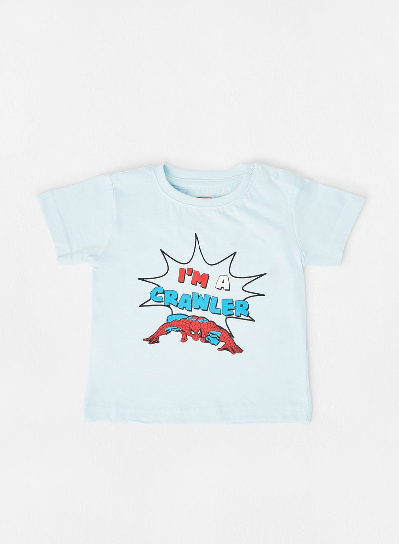 Zarafa Baby Boys Round Neck T-Shirt Blue  - Image 1