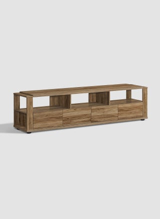 TV Table Stand - Ovia Monic Collection - Medium Walnut 1800 X 390 X 465 TV Unit Medium Walnut 1800 x 390 x 465cm - v1629971271/N43023504A_1