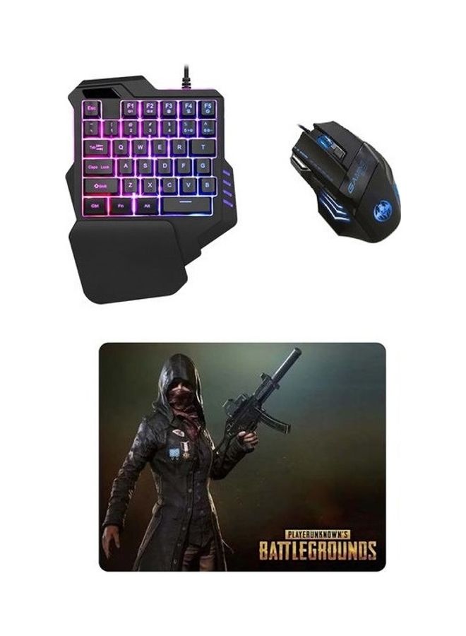 AMTCO Gaming Keyboard With Mouse Pad And Mice - Wired - Image 1