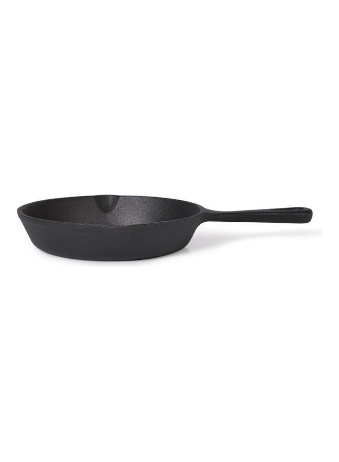 Fissman - Frying Pan Non Stick Cast Iron For All Types Of Stoves Black 16x3.8cm - Image 1