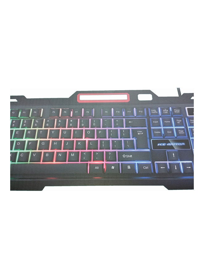 AMTCO K380 Rainbow Light Metal Gaming Keyboard - Image 3