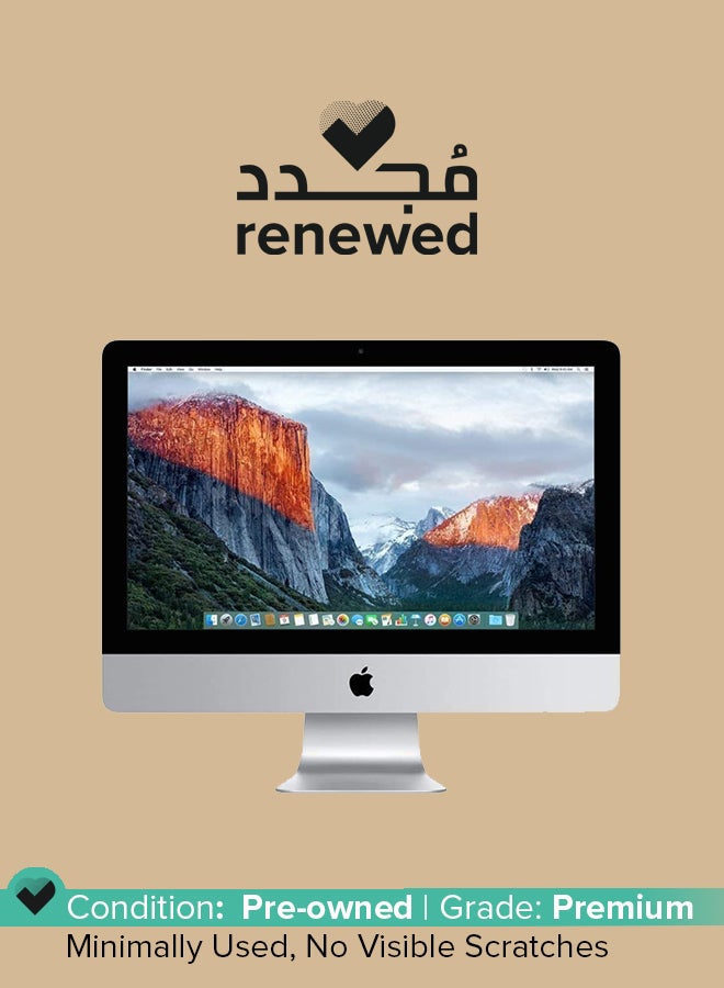 Apple - Renewed - iMac MK142LL/A A1418 (2015) Laptop With 21.5-Inch Display, Intel Core i5 Processor/5th Gen/16GB RAM/256GB SSD/1536MB Intel Iris Plus Graphics 6200 English Silver - Image 1