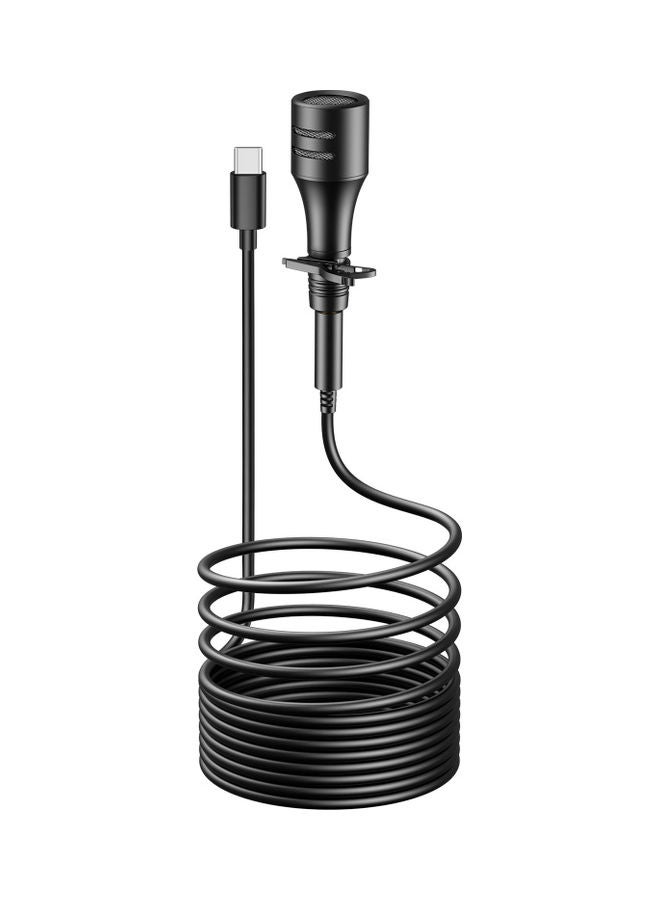 ميكروفون مكبر صوت مدمج أسود - Image 1