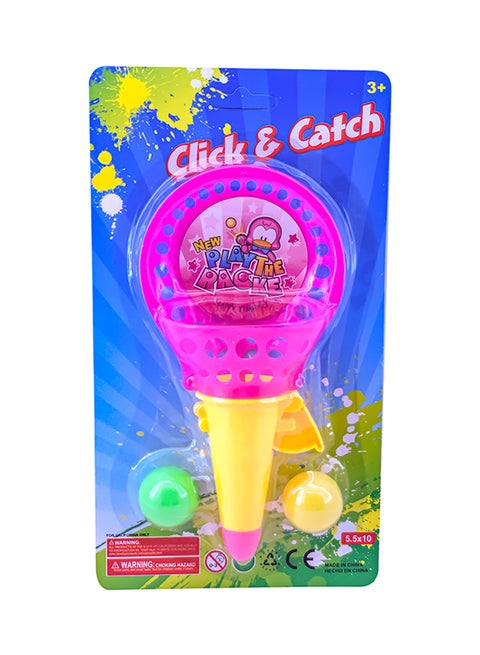 Click & Catch Ball Game On Blister Card Assorted