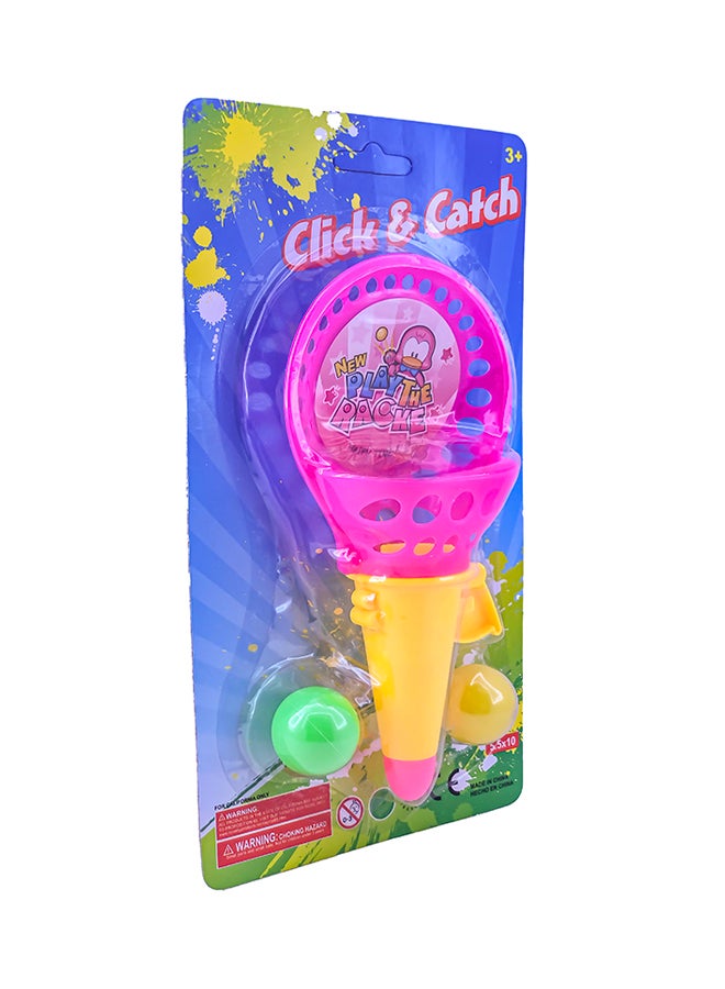 Click & Catch Ball Game On Blister Card Assorted
