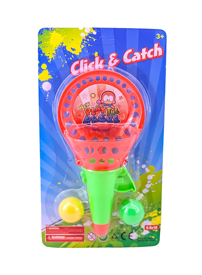 Click & Catch Ball Game On Blister Card Assorted