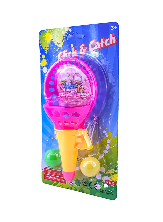Click & Catch Ball Game On Blister Card Assorted