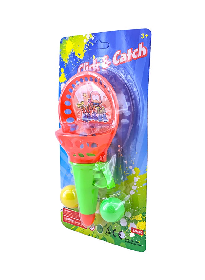 Click & Catch Ball Game On Blister Card Assorted