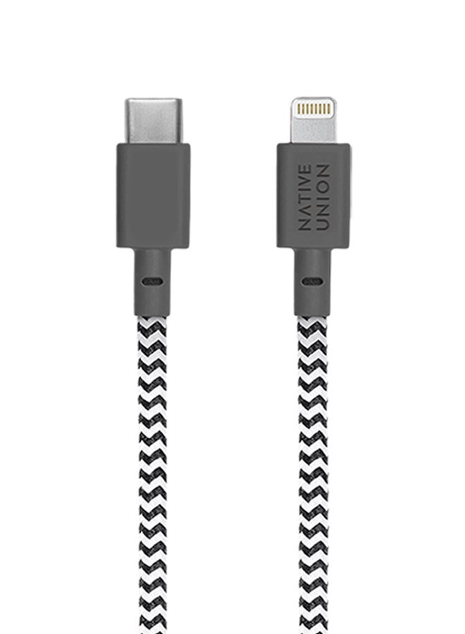 Native Union Pro USB-C To USB-C Charging Cable Zebra - Image 2