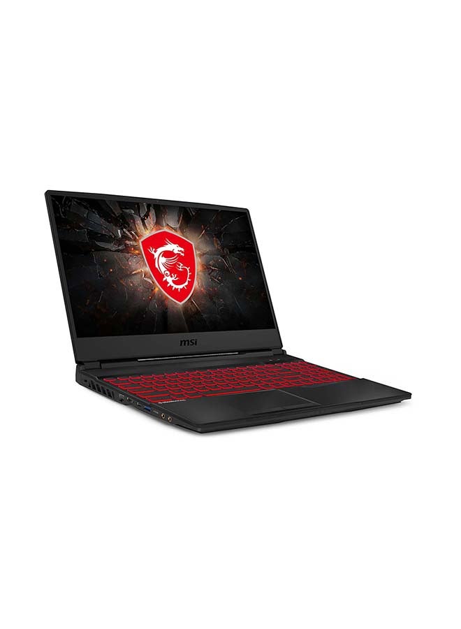 GL65 Leopard 10SCXR-009XPL Gaming Laptop With 15.6-Inch FHD Display, Core i7-10750H Processer/8GB RAM/256GB SSD/4GB Nvidia Geforce GTX 1650/DOS (Without Windows)/ English/Arabic Black