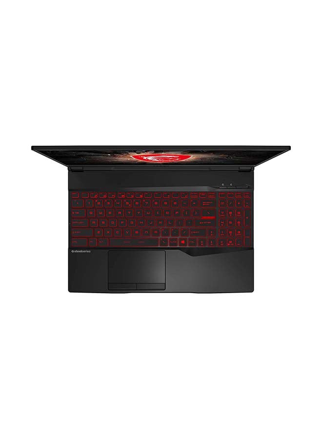 GL65 Leopard 10SCXR-009XPL Gaming Laptop With 15.6-Inch FHD Display, Core i7-10750H Processer/8GB RAM/256GB SSD/4GB Nvidia Geforce GTX 1650/DOS (Without Windows)/ English/Arabic Black
