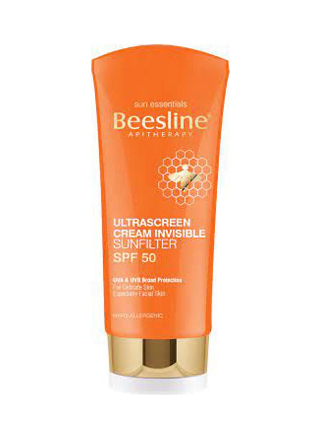 بيزلين كريم الواقي الشمسي الخفي ألتراسكرين مع عامل حماية من الشمس SPF 50 برتقالي 60ملليلتر 