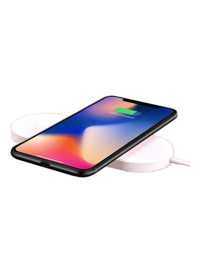 2-in-1 Qi Wireless Charger , Samsung and Smart Watch , charging Pad compatible with Smart Watch White - Image 2