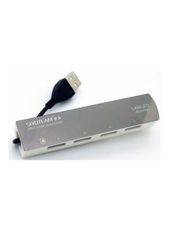 Generic Siyoteam Sy-H002 Hi-Speed 4 Ports Usb2.0 Hubs With Usb Power Adapter For Mac/Pc Grey-White 