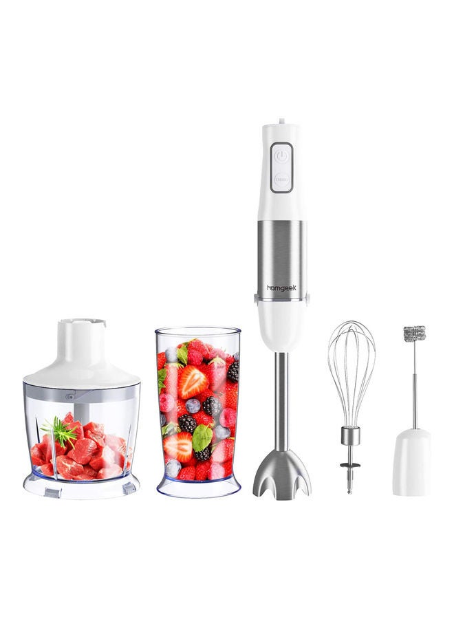 homgeek 5-in-1 Hand Blender 500.0 W XX-32275UK White  - Image 1