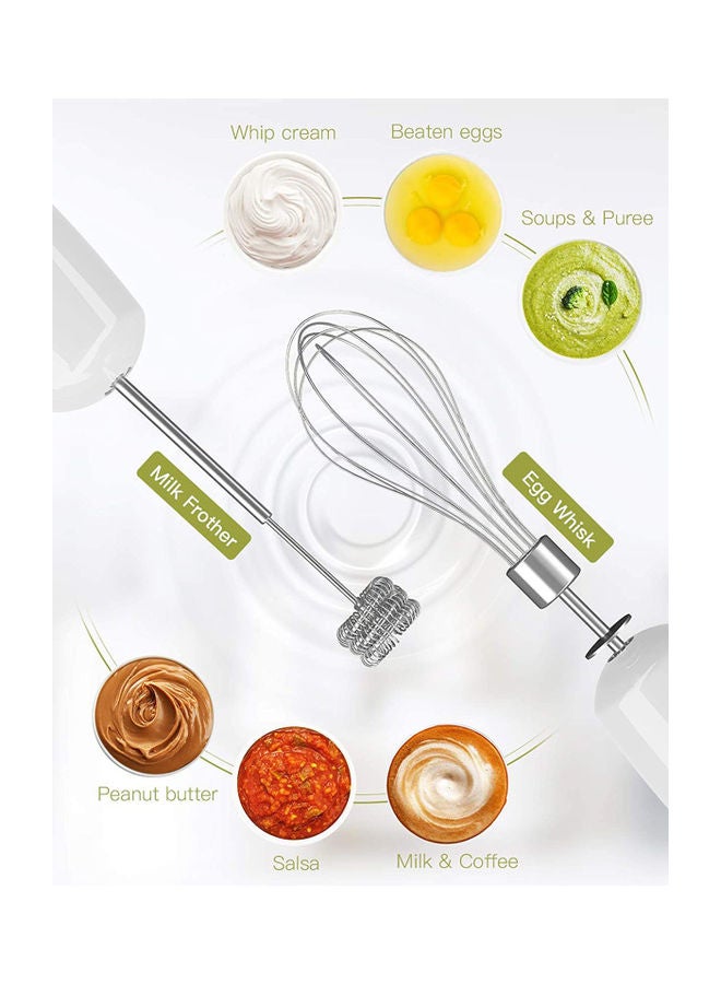homgeek 5-in-1 Hand Blender 500.0 W XX-32275UK White  - Image 4