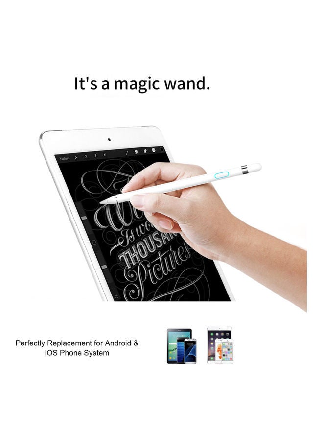 Digital Active Stylus Pen Pencil Replacement White - Image 4