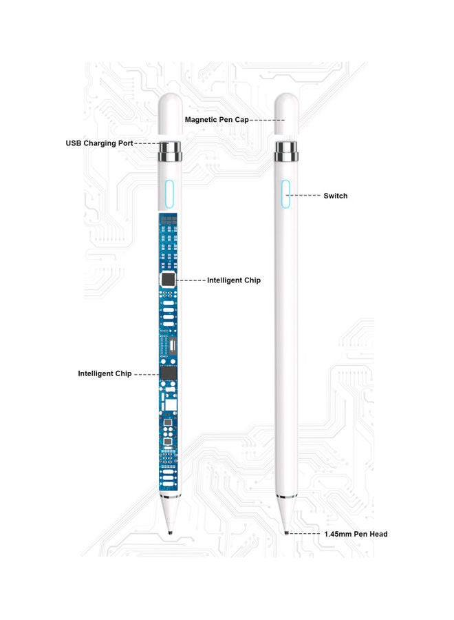 Digital Active Stylus Pen Pencil Replacement White - Image 5