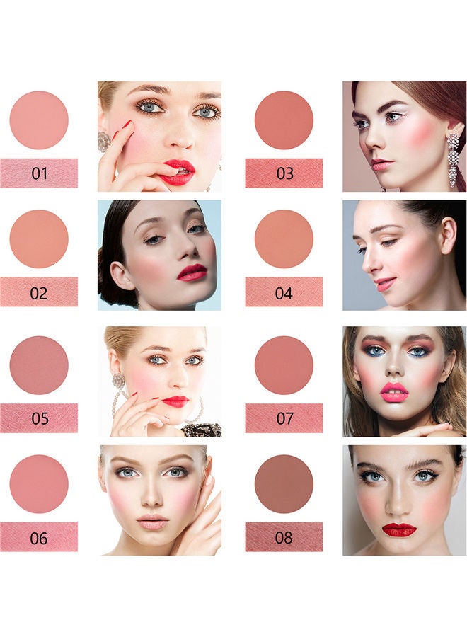 مس روز أحمر خدود احترافي بعدد 8 ألوان. متعدد الألوان - Image 4