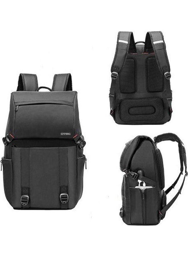 DTBG - Laptop Backpack Water Resistant With Usb Charging Port Black - Image 1