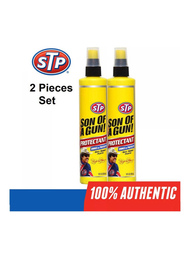 STP 2-Piece Son of A Gun Protectant Vinyl Rubber Plastic Car Cleaner Set - Image 1