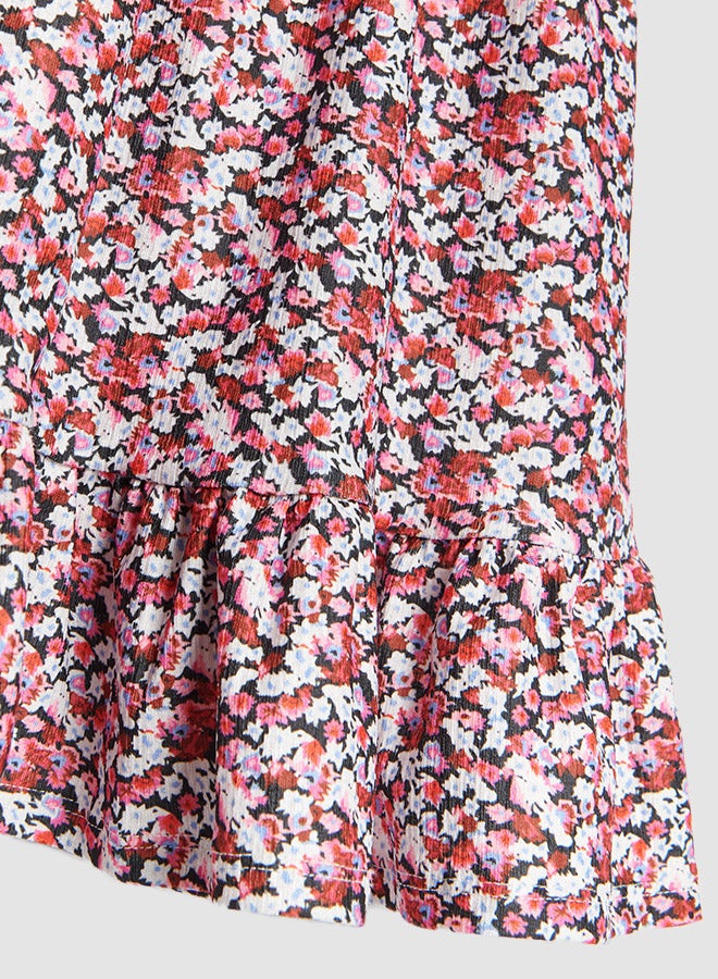Reserved - Floral Print Dress Multicolour - Image 1