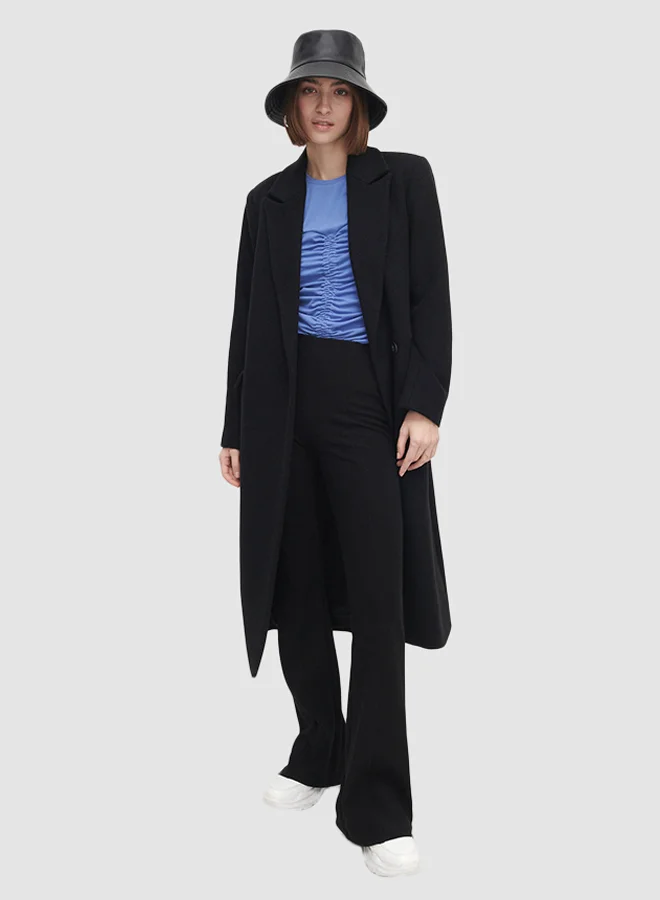 Reserved Ruched Top Blue