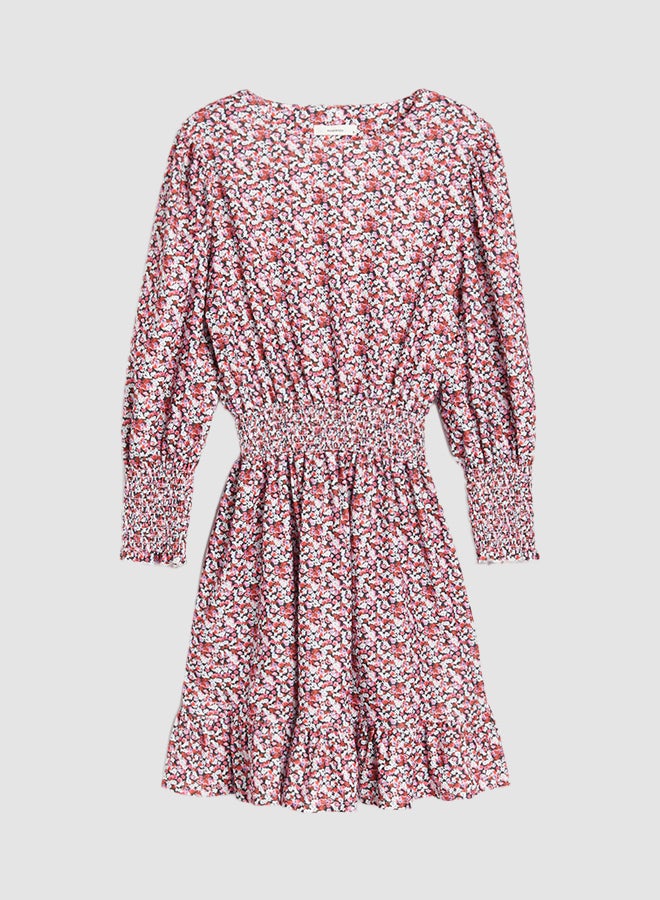 Reserved - Floral Print Dress Multicolour - Image 1