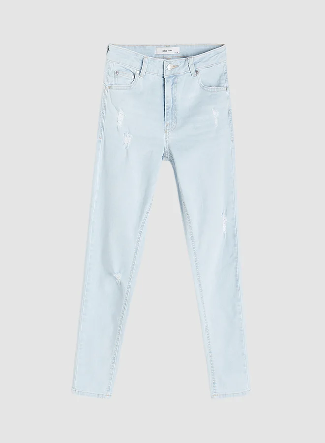 Reserved Ripped Jeans Blue