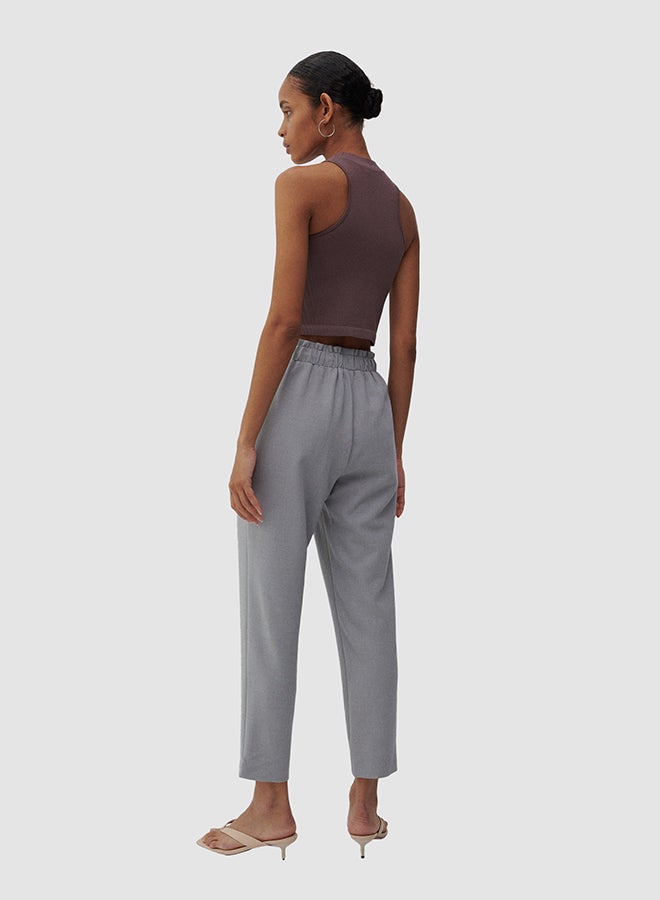 Reserved - Drawstring Pants Grey - Image 1