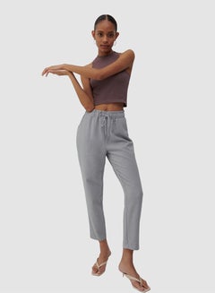 Drawstring Pants Grey