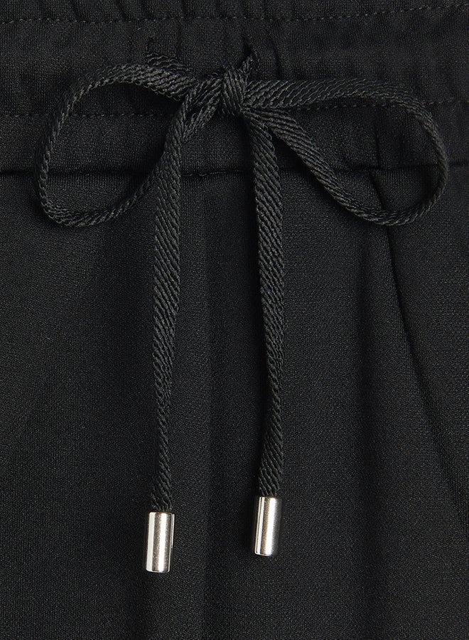 Reserved - Drawstring Pants Black - Image 1