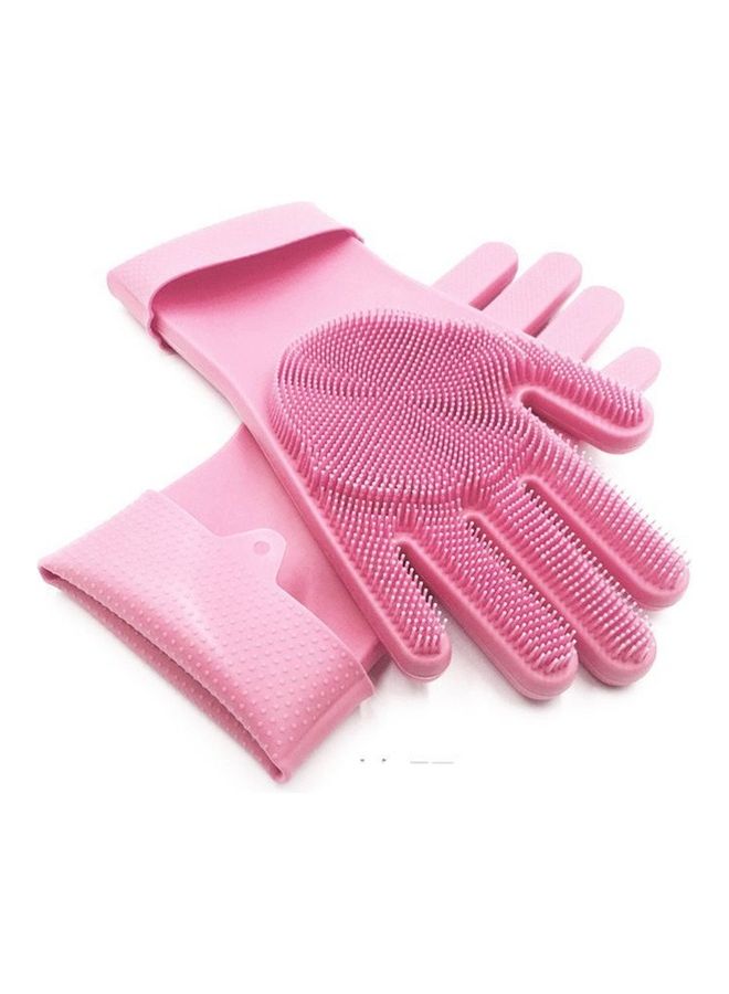 Dish Washing Gloves Pink - Image 1