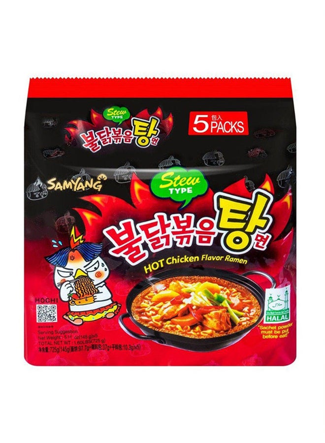 Samyang Buldak Ramen Stew 145grams Pack of 5 