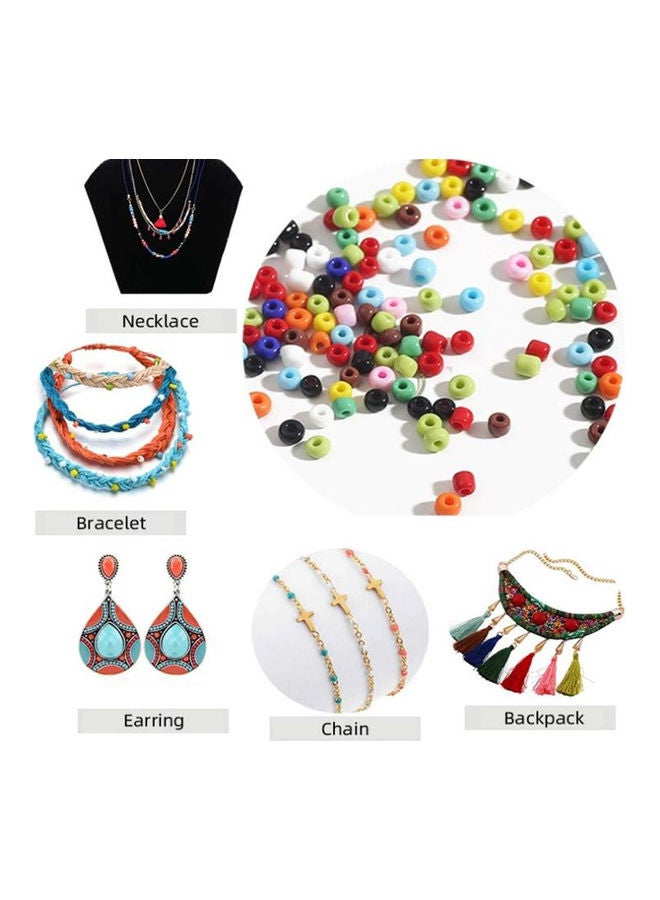 DIY Glass And Alphabet Bead Set