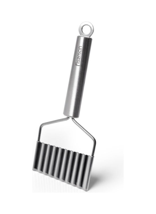 فيسمان قاطعة شرائح متموجة من الستانلس ستيل من سلسة زوندا فضي 20.5 x 8سم - Image 1