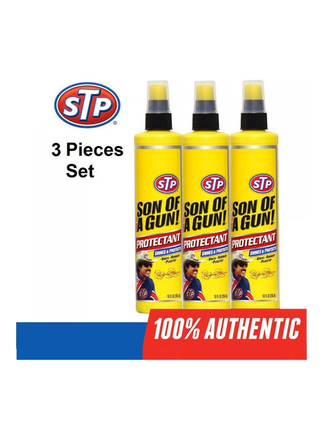 STP 3-Piece Son of A Gun Protectant Vinyl Rubber Plastic Car Cleaner Set - Image 1