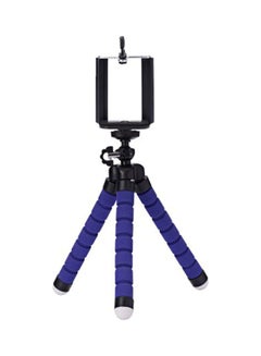 Generic Flexible Bendable Octopus Shape Mobile Phone Tripod Blue  - Image 1